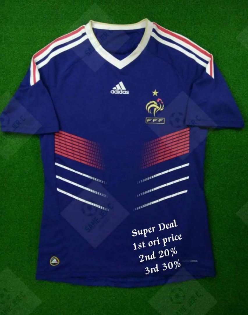 *ORIGINAL * S Size , France Home Jersey 2009/10, 2010