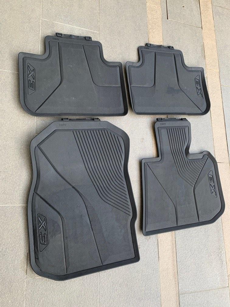 Original G01 BMW X3 Interior Rubber Floor Mats, Car Accessories