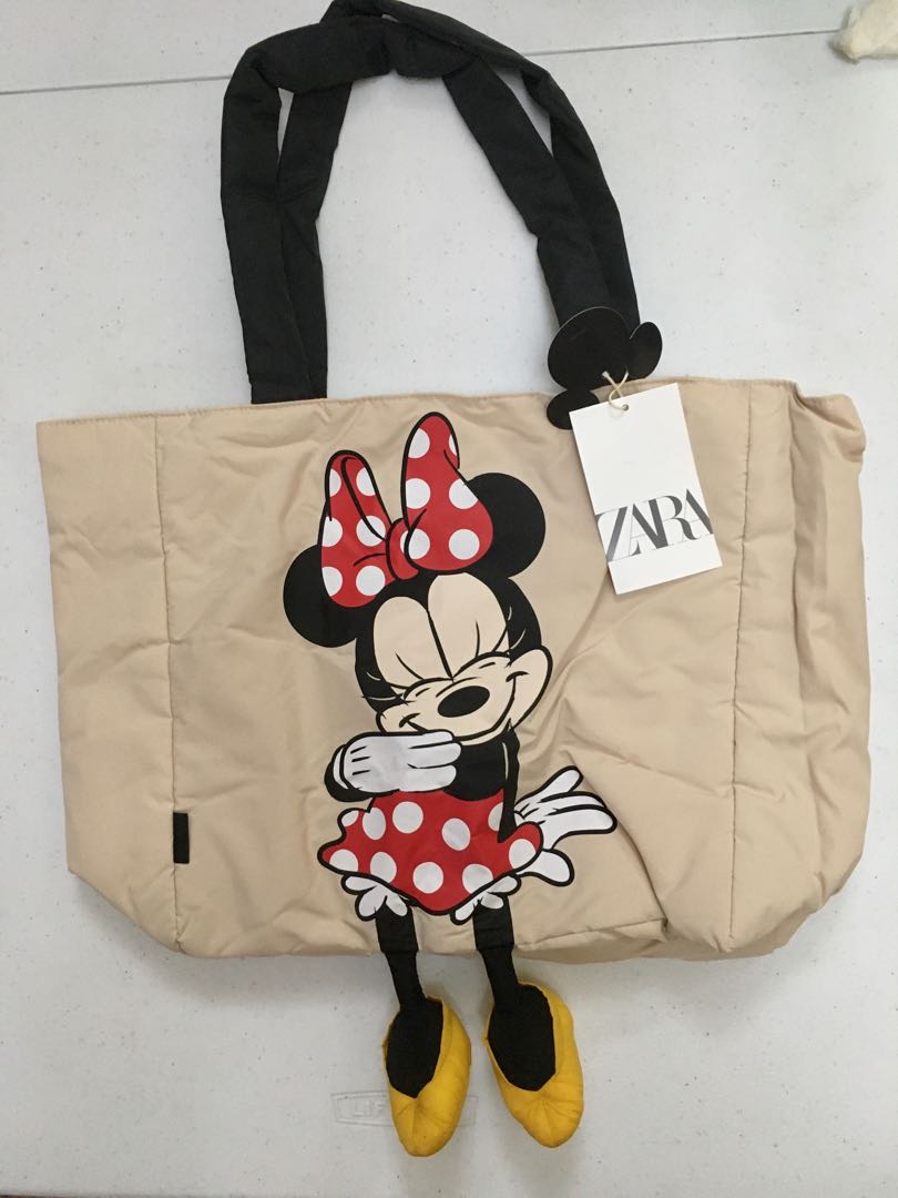 Original Zara Disney B.Casse Shopper Minnie Tote / Hand Bag, Women's