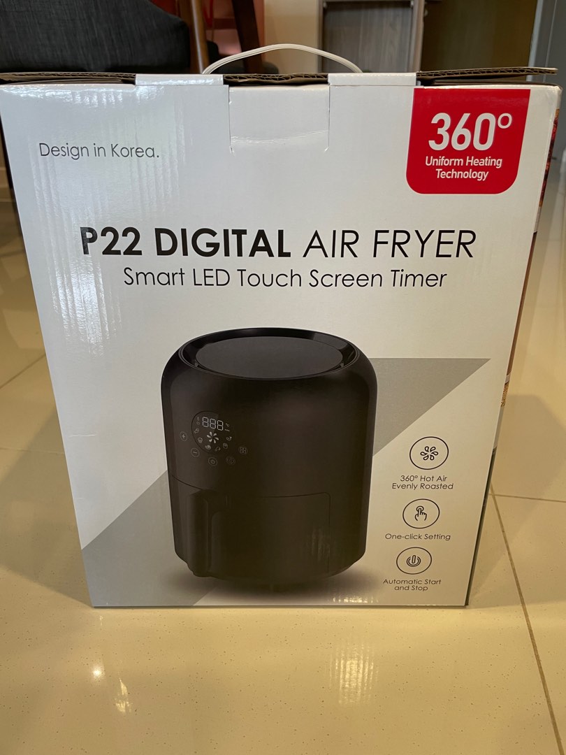 P22 Digital Air Fryer, TV & Home Appliances, Kitchen Appliances, Fryers