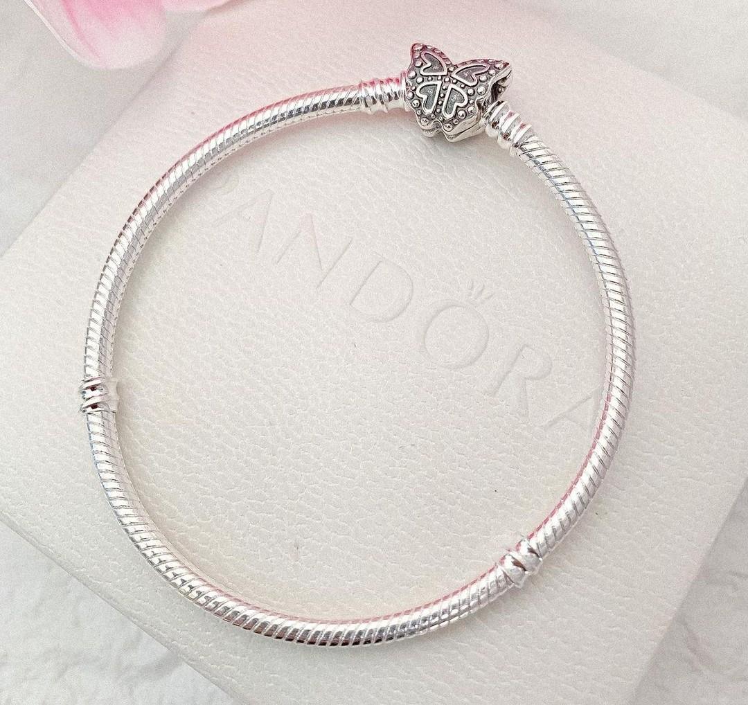 Pandora silver butterfly bracelet (Category: Bracelets) located in Cabuyao City. Submitted by love.jewels (Listing ID 1185355570, Image 1). Description: ‼️limited time SALE Pandora Bracelet‼️ ALL ITEMS ARE NEGOTIABLE, YOU ARE FREE TO MAKE AN OFFER, I. WILL GIVE YOU THE BEST PRICE 😍 ALL BRANDNEW NOT PRELOVED NOT SECOND-HAND FROM FACTORY FOR BRACELET 16-21 CM AVAILABLE SIZES FOR RING 5-10 AVAILABLE SIZES.
