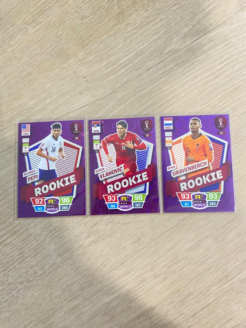 Panini World Cup 2022 rookie cards, Hobbies & Toys, Toys & Games on