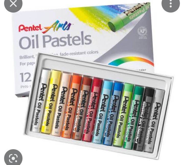 Pentel Arts Oil Pastels - 12 Colors