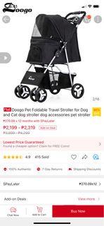 Pet Stroller (Black)