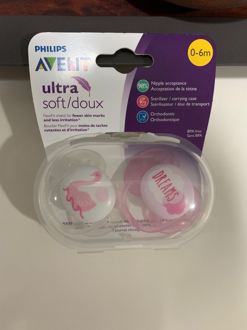 Philips Avent ultra soft 06 M pacifier, Babies & Kids, Nursing
