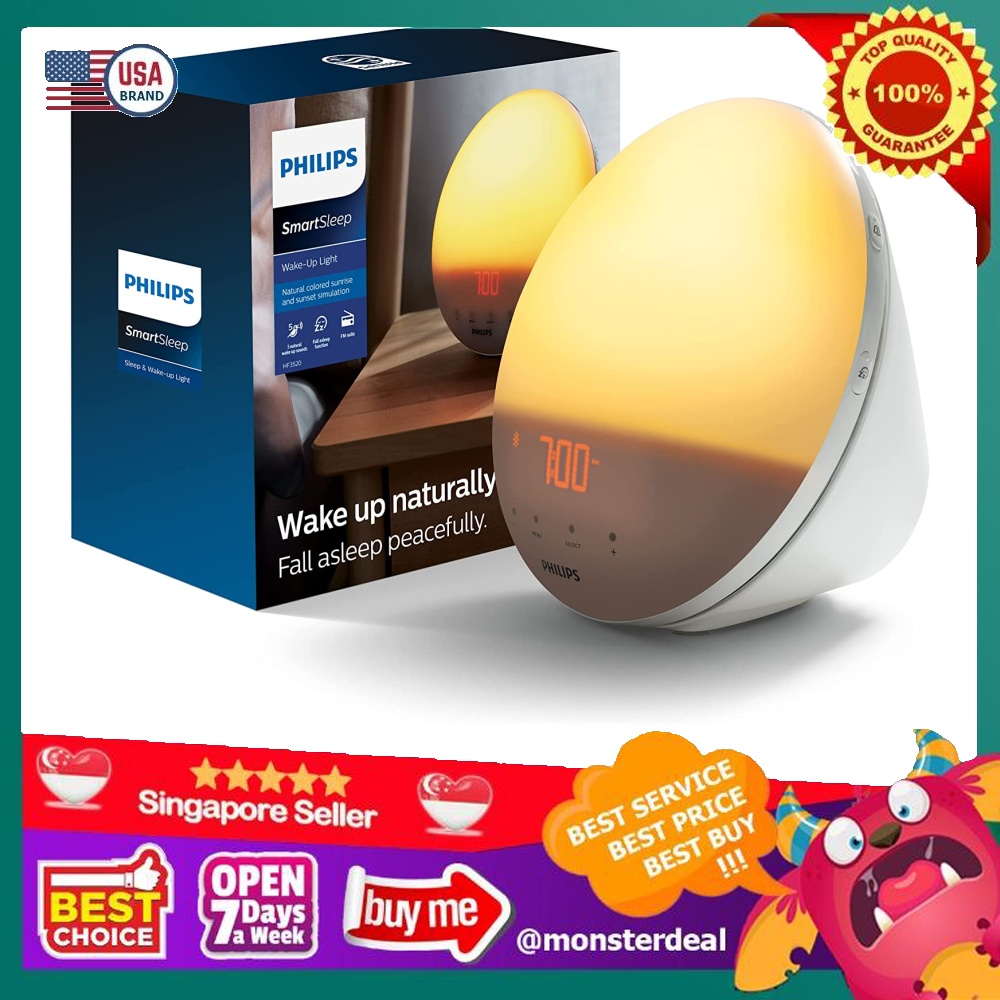Philips SmartSleep Wakeup Light, Colored Sunrise and Sunset Simulation