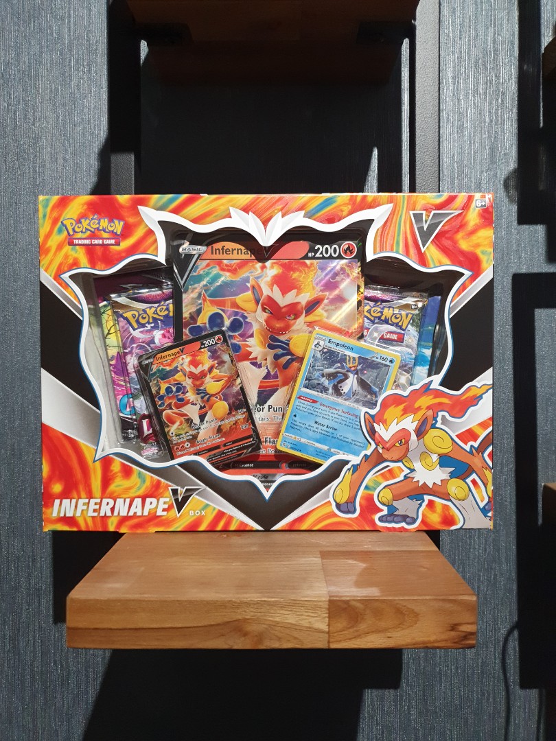 Pokemon TCG Card Infernape V Box MISB, Hobbies & Toys, Toys & Games on
