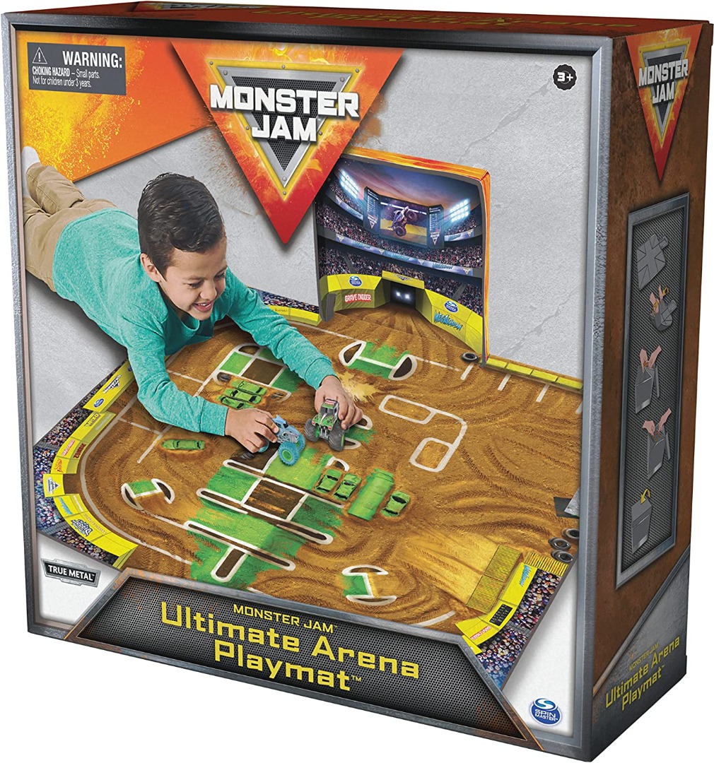 (PO)Monster Jam Ultimate Arena Playmat, Hobbies & Toys, Toys & Games on