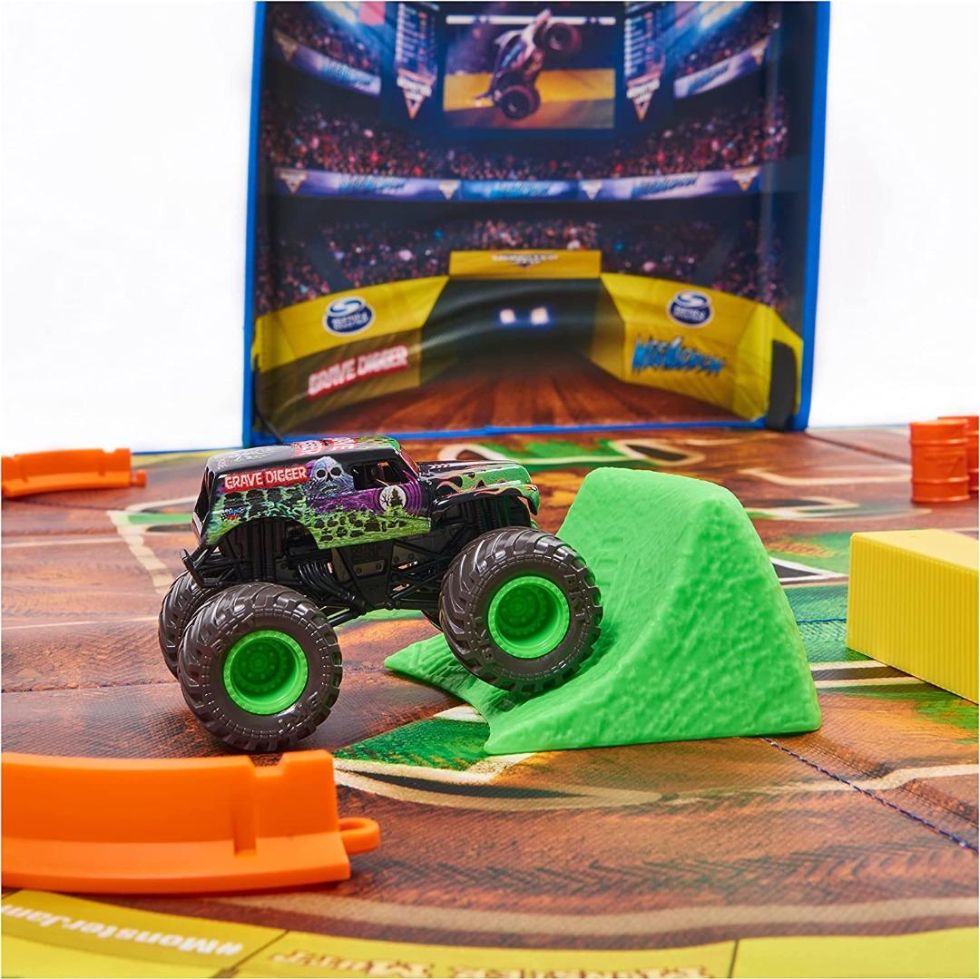 (PO)Monster Jam Ultimate Arena Playmat, Hobbies & Toys, Toys & Games on