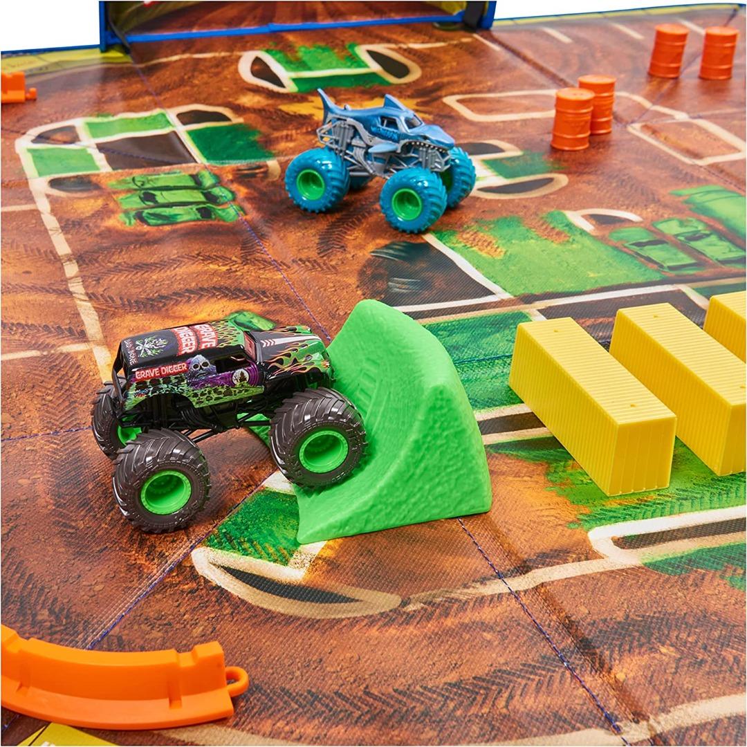 (PO)Monster Jam Ultimate Arena Playmat, Hobbies & Toys, Toys & Games on