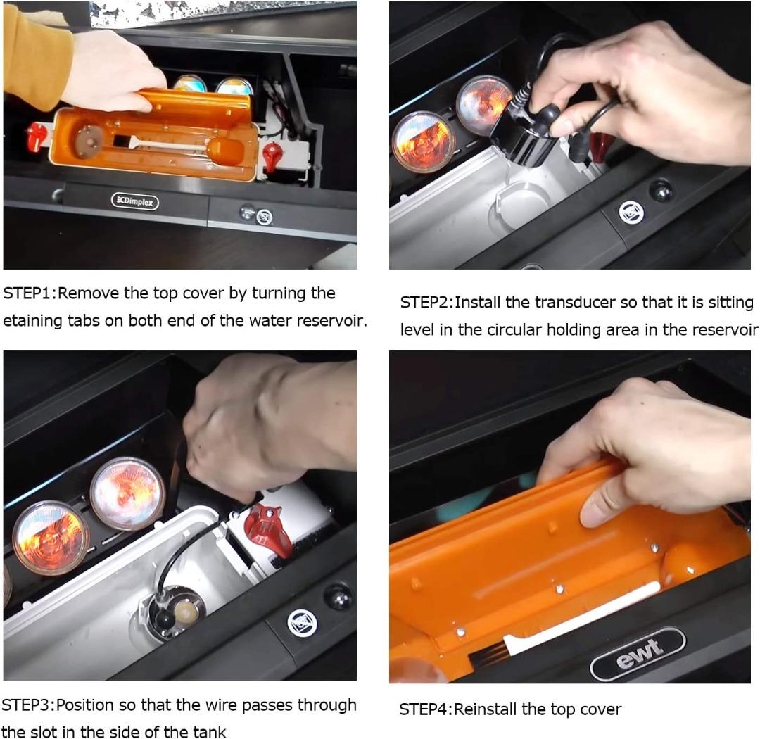 Poweka Transducer Compatible with Dimplex Opti-Myst Electric Wall Fire ...