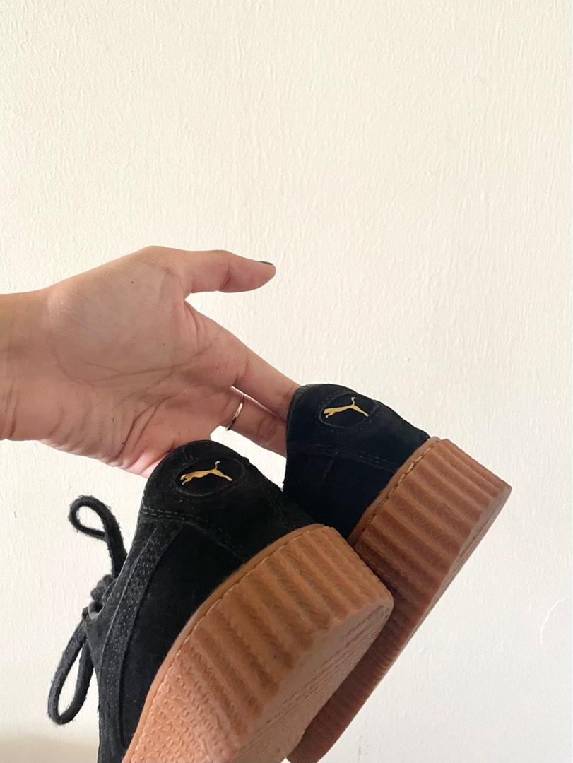 Puma creepers deals black oatmeal