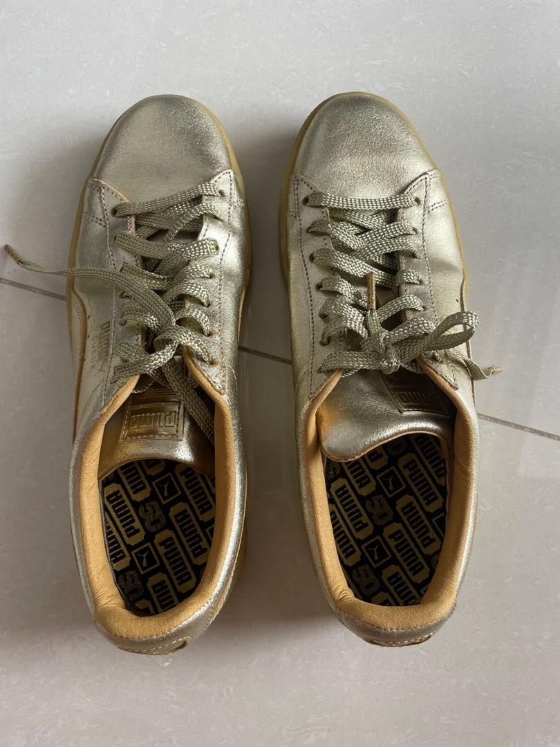 Puma suede classic 50th gold sale