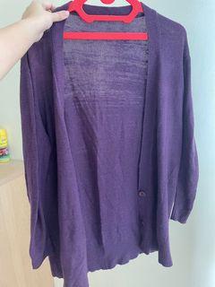 Purple Cardigan / Cardigan Ungu