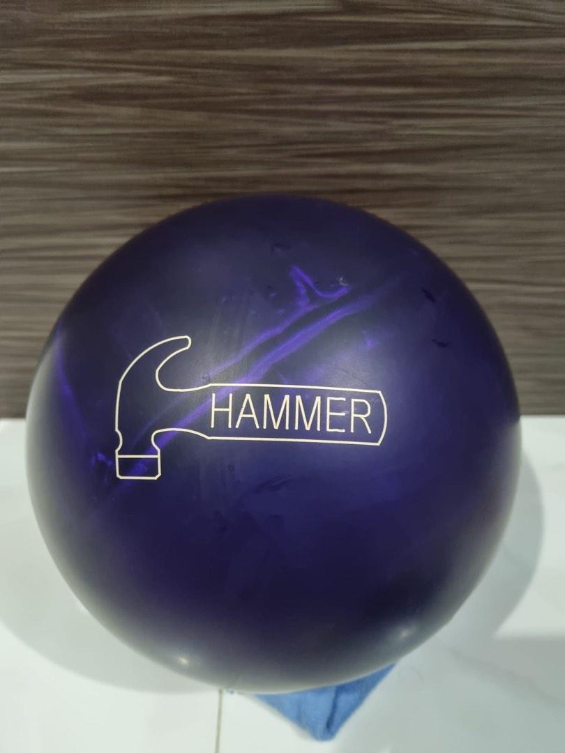 Purple pearl Urethane Hammer Bowling Ball, Sports Equipment, Sports