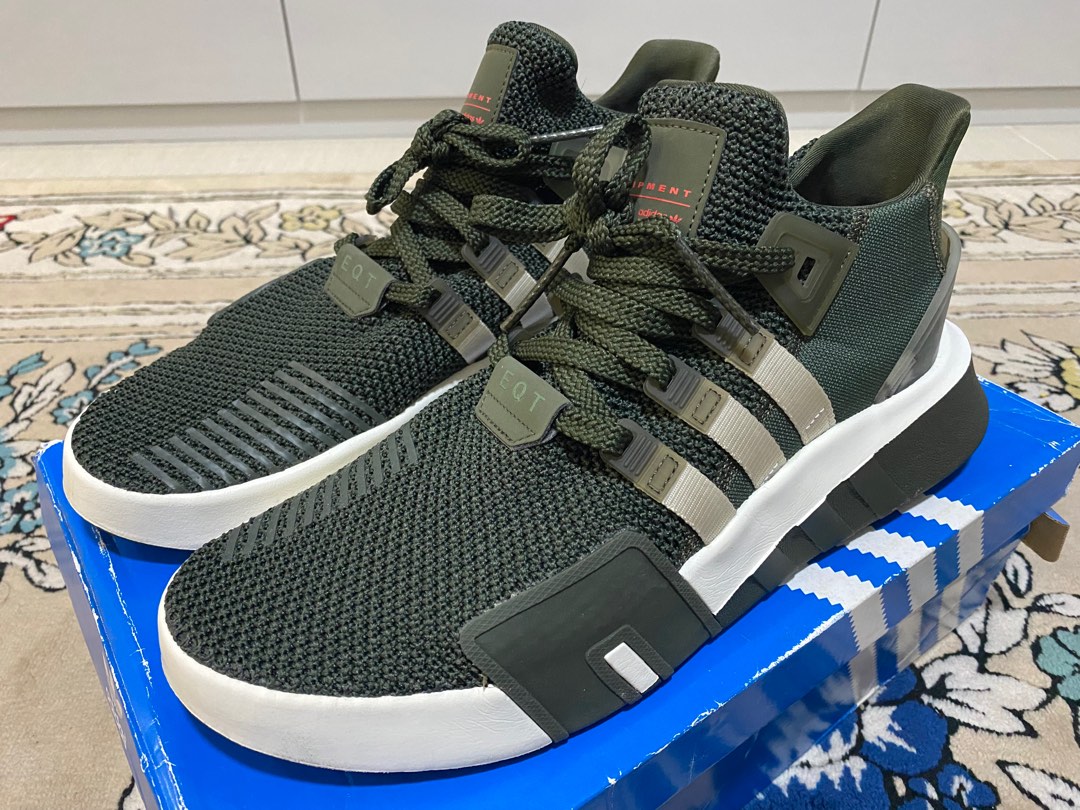 Adidas equipment shoes army green sale