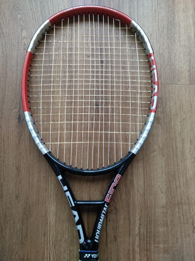 Rare Head Liquidmetal Fire Tennis Racket Sports Equipment