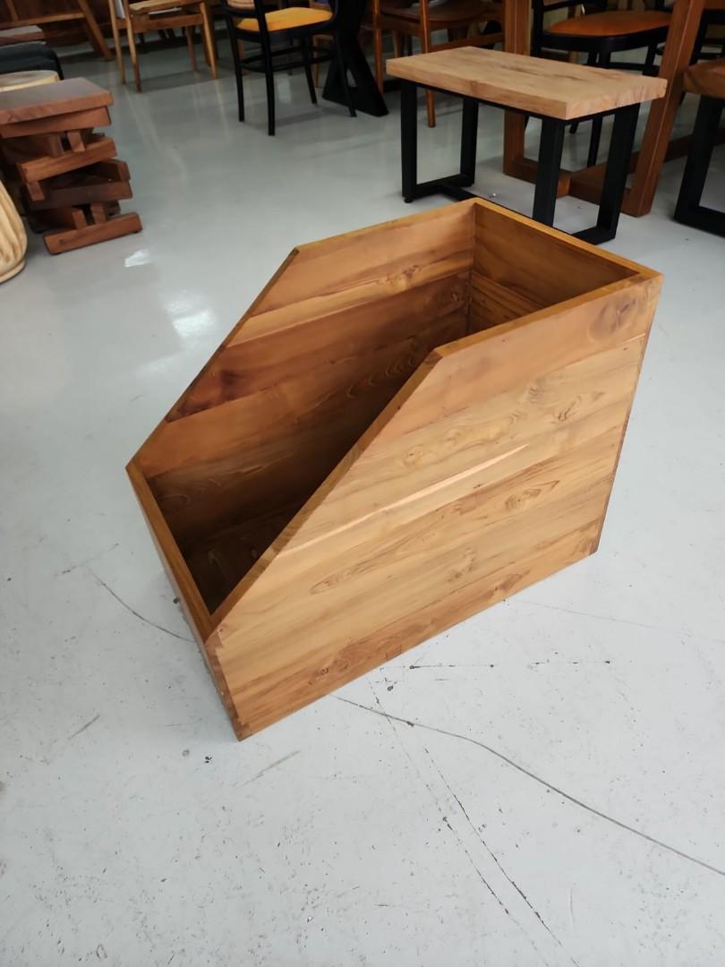 Reclaimed teakwood Brompton bicycle storage, Furniture & Home Living ...