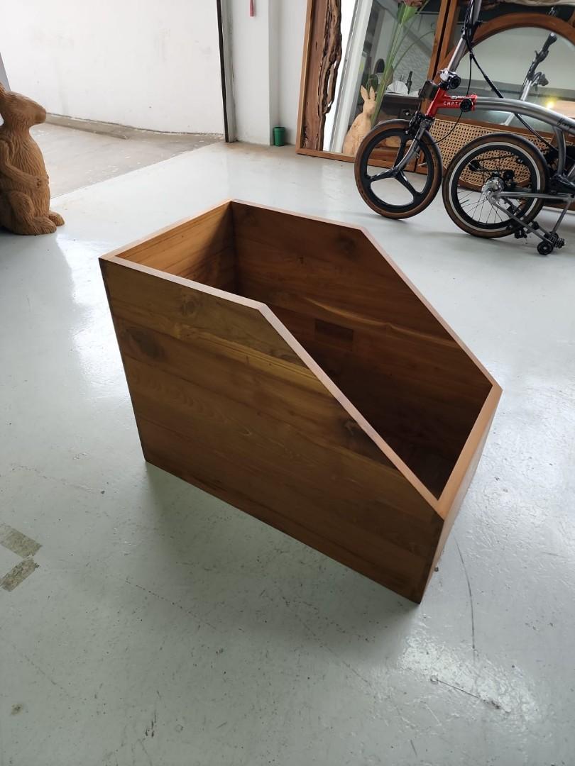Reclaimed teakwood Brompton bicycle storage, Furniture & Home Living ...
