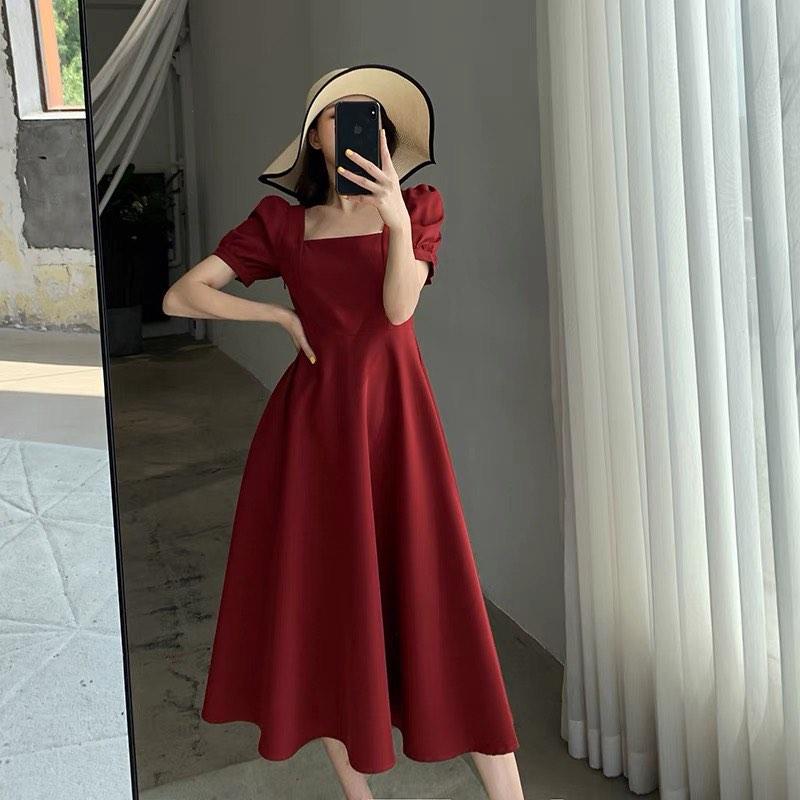 Red dress