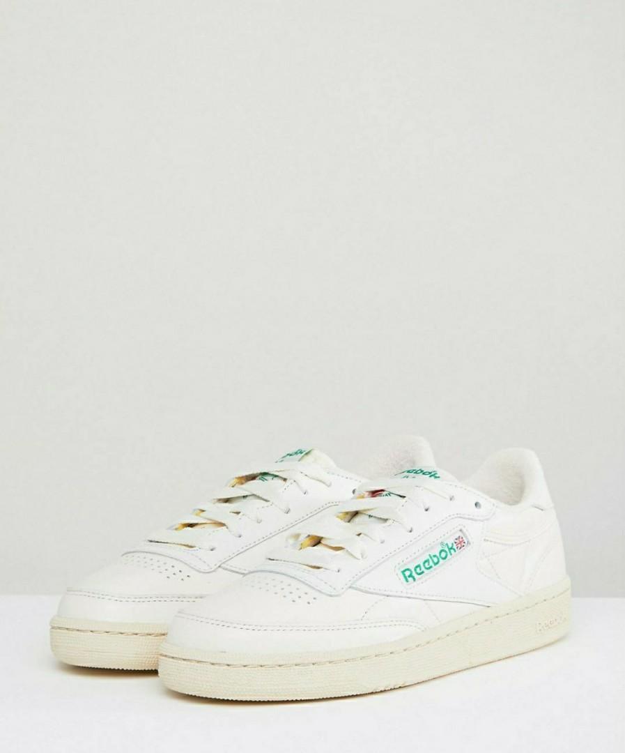 Reebok classic club c vintage trainers in chalk, Women's Fashion, Footwear,  Sneakers on Carousell