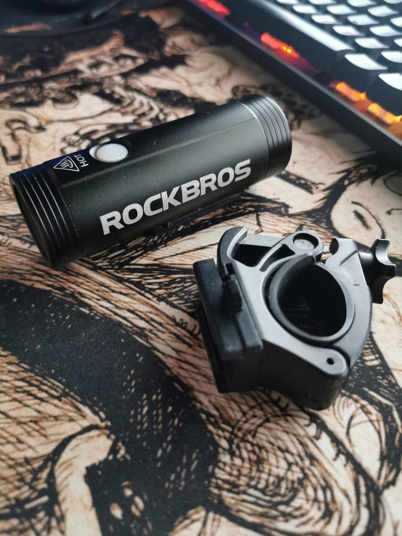 Rockbros bike light 800 lumens, Sports Equipment, Bicycles & Parts