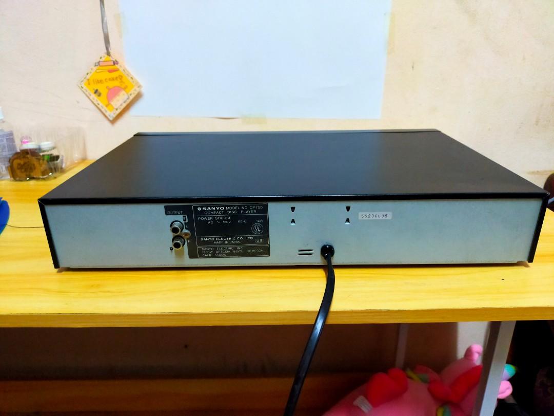 SANYO Compact disc player model CP700, Audio, Portable Music Players