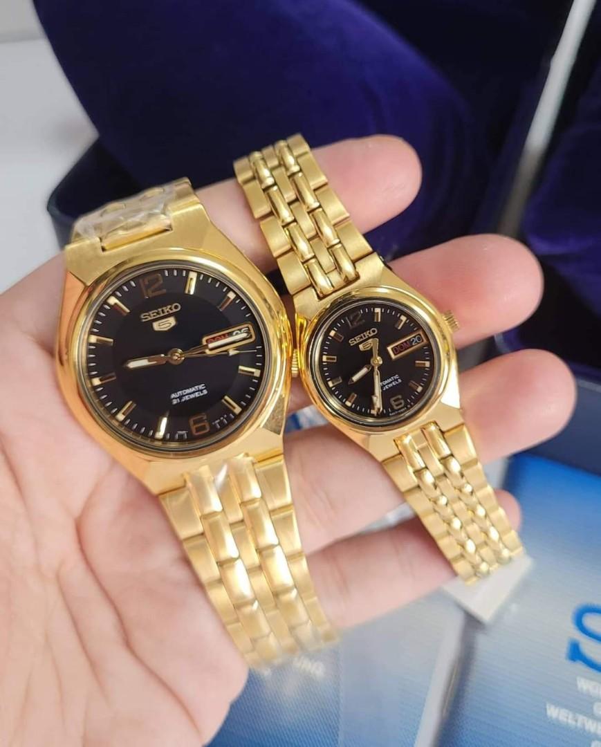 Seiko 5 couple watch price outlet
