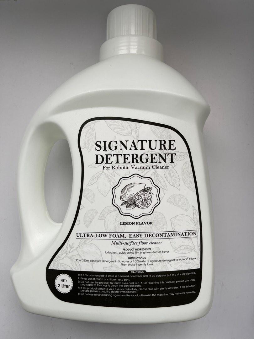 Signature Detergent For Robot Vacuum Cleaner UltraLow Foam Easy