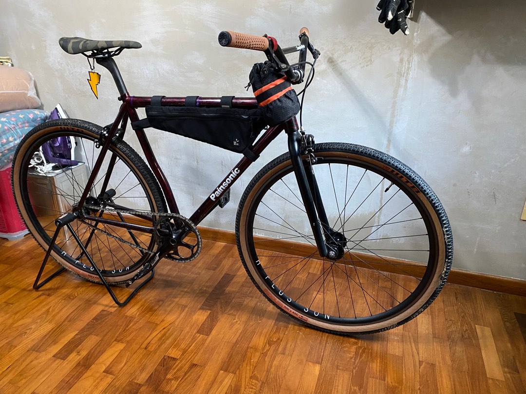 Single speed hot sale adventure bike