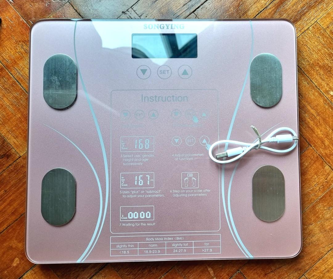 Smart Weighing Scale [USB charge / digital / body composition], Health
