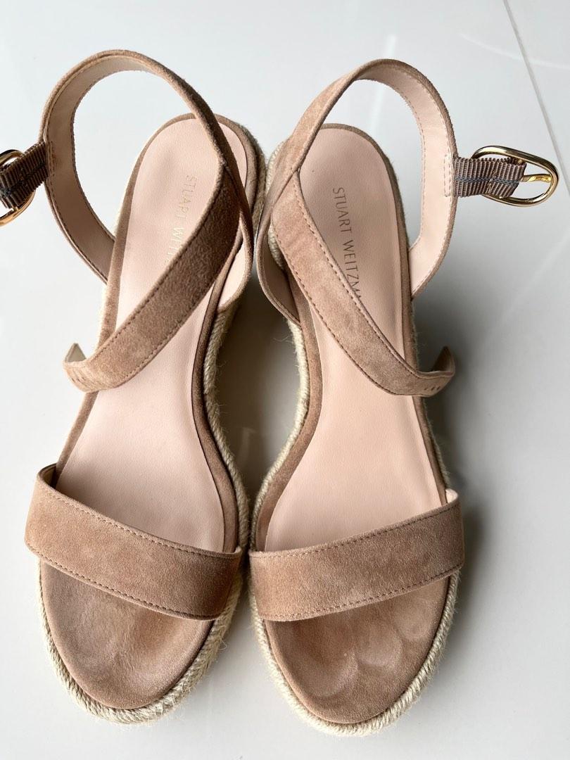 Stuart Weitzman Wedge Sandal Size 4.5-5, Women's Fashion, Footwear, Wedges  on Carousell
