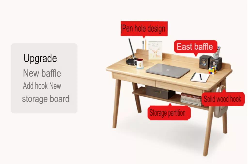 Study Table Desktop Home Office Desk Organizer Dressing Table Furniture Bedroom Living Room