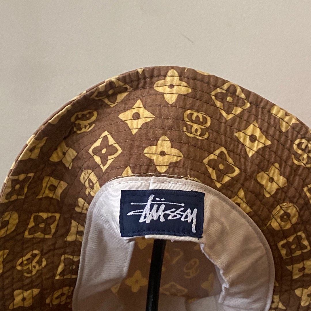 Stussy x LV Monogram Bucket Hat, Men's Fashion, Watches & Accessories, Caps  & Hats on Carousell