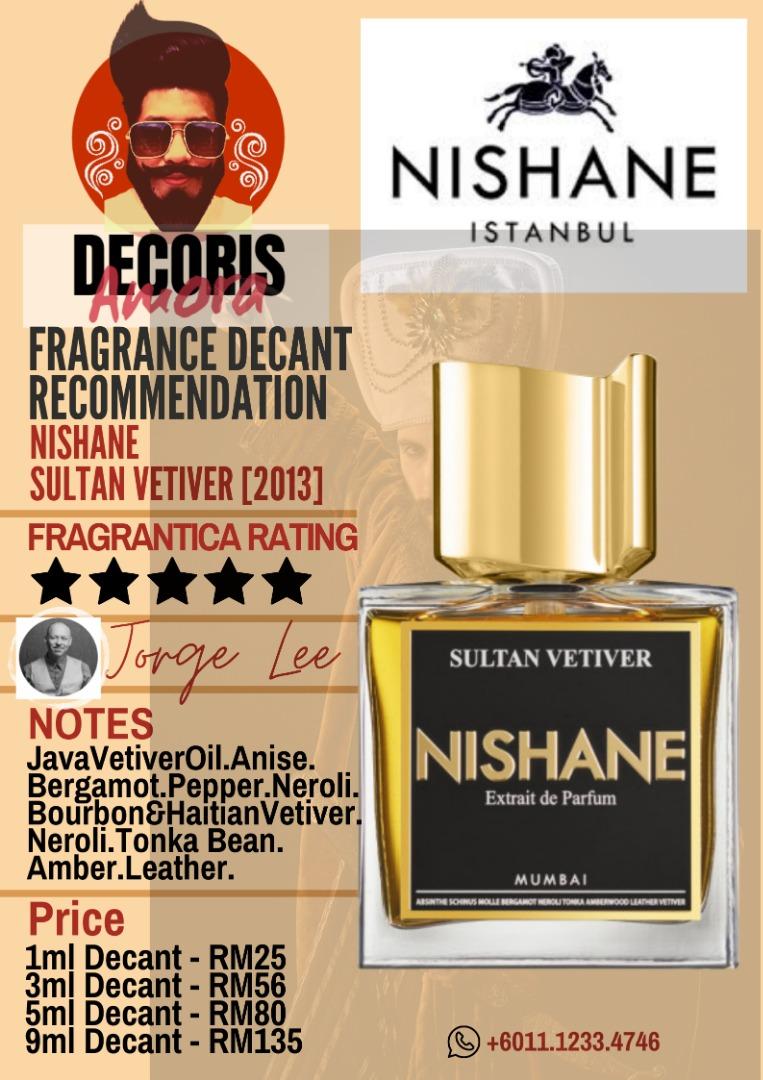 Sultan Vetiver by Nishane Perfume Decant