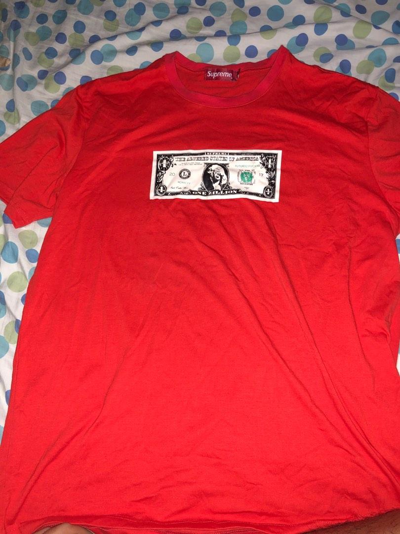 Supreme Dollar Tee Men s Fashion Tops Sets Tshirts Polo Shirts on Carousell