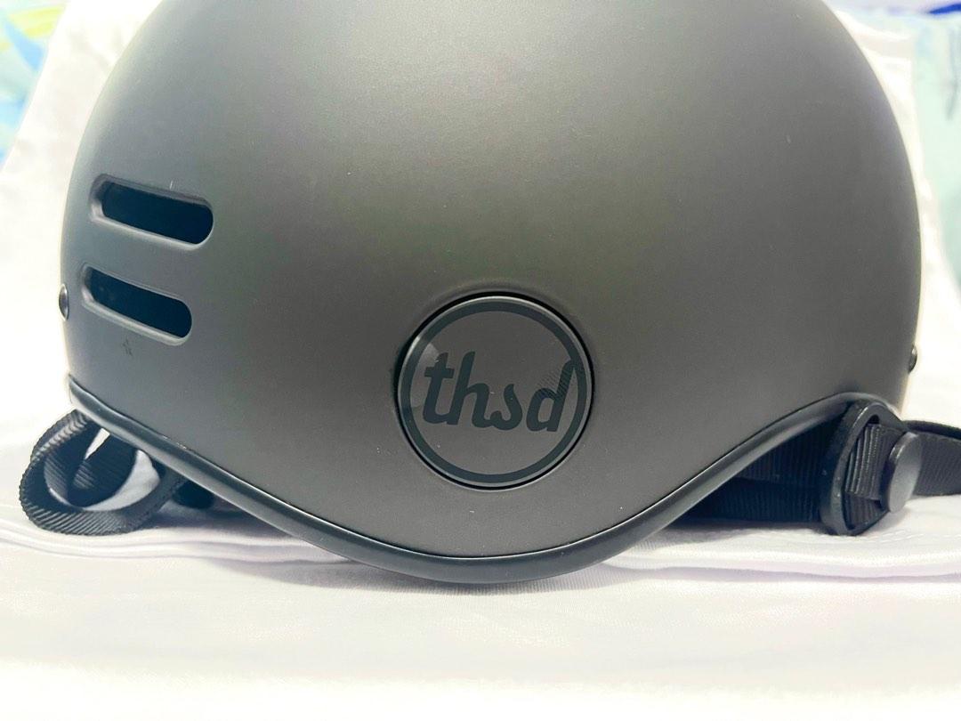 thousand stealth black helmet