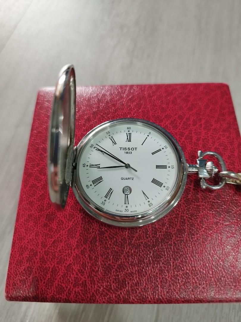 TISSOt Pocket Watch, Luxury, Watches on Carousell