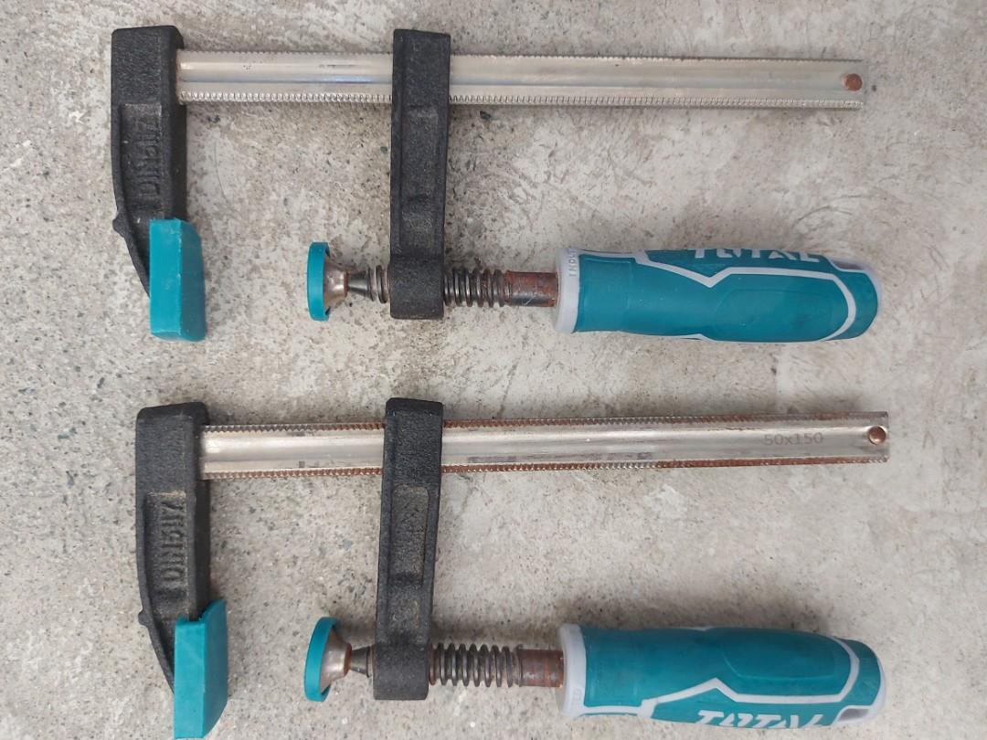 Total f clamp (Category: Home Improvement Tools & Accessories) located in San Juan City. Submitted by noxcom (Listing ID 1185351279, Image 1). Description: f clamp for wood working 50x150mm.
