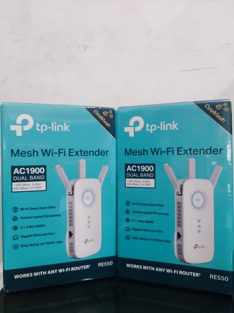 TP-LINK RE550 AC1900 Wi-Fi Range Extender, Computers & Tech, Parts ...