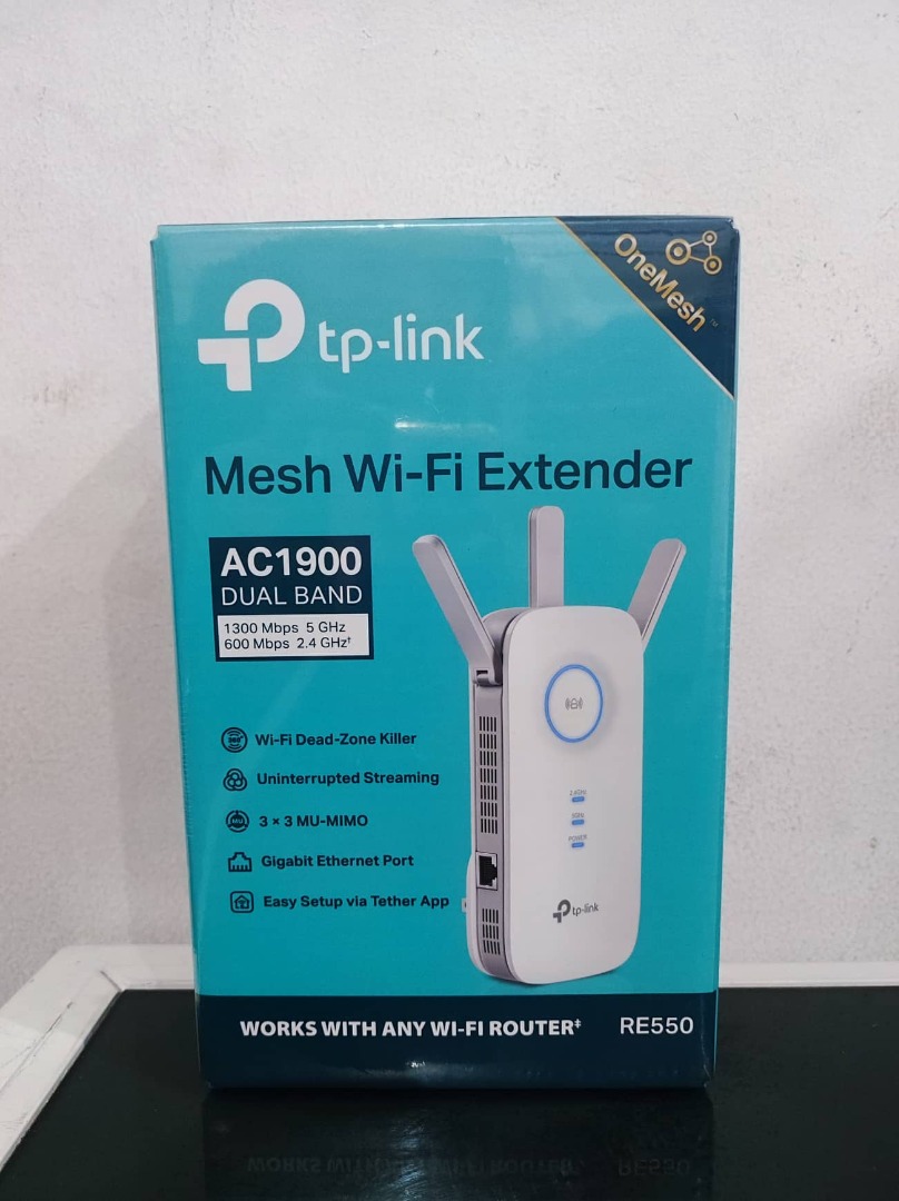 TP-LINK RE550 AC1900 Wi-Fi Range Extender, Computers & Tech, Parts ...