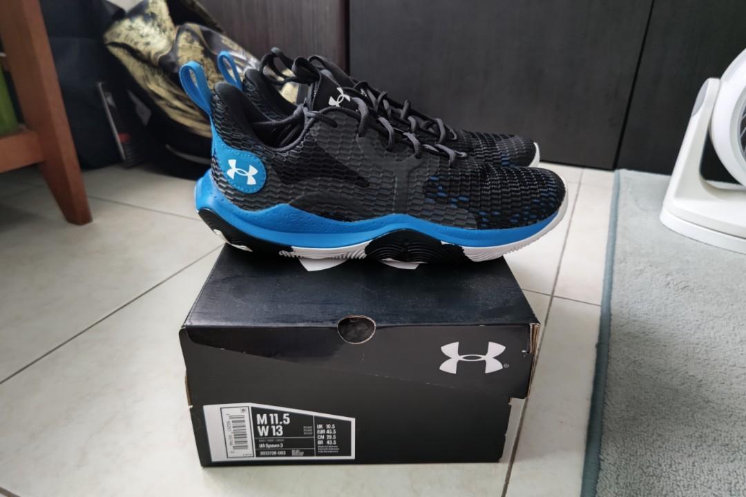 Under armour UA Spawn 3 Basketball Shoes Men size, Men's Fashion