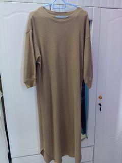 uniqlo waffle crew neck