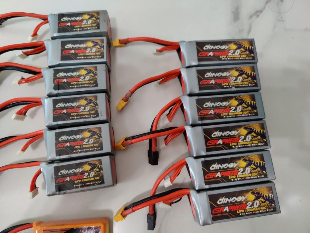 Used FPV drone batteries, Photography, Drones on Carousell