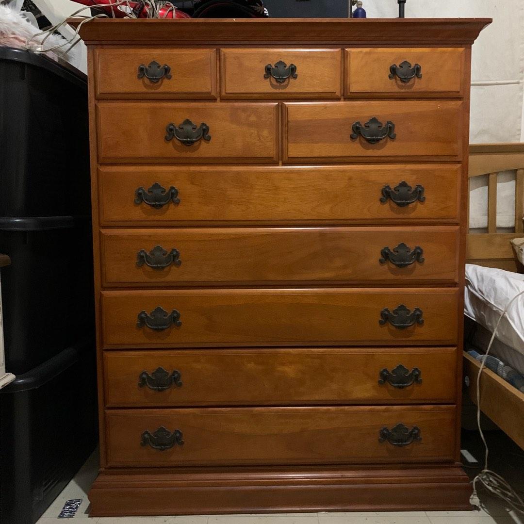 Vintage Chest 10 Drawers, Furniture & Home Living, Furniture