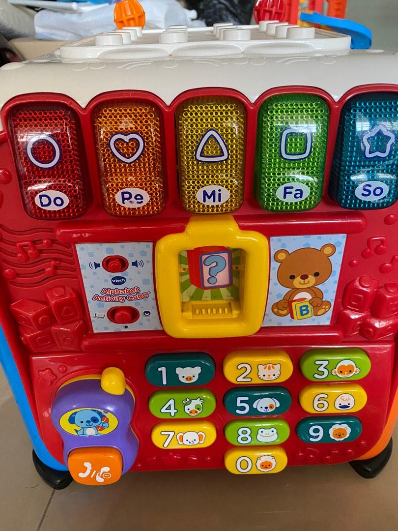 Vtech alphabet activity cube top