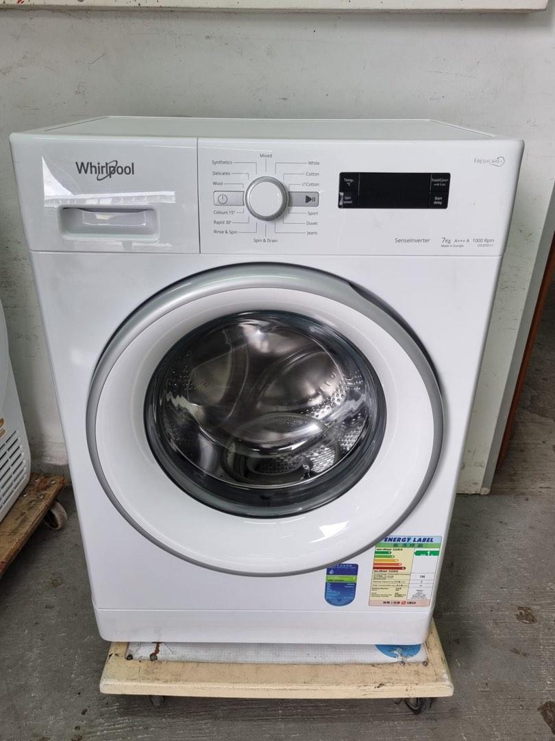 Whirlpool 7kg front load CFCR70111, TV & Home Appliances, Washing ...
