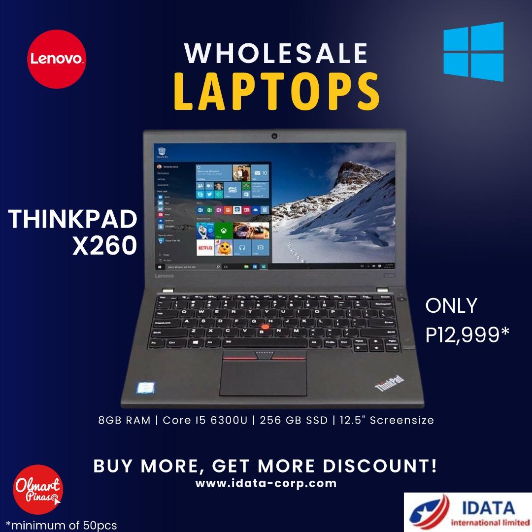 Wholesale Lenovo ThinkPad X260 12.5" Laptop Supplier, Computers & Tech, Laptops & Notebooks on