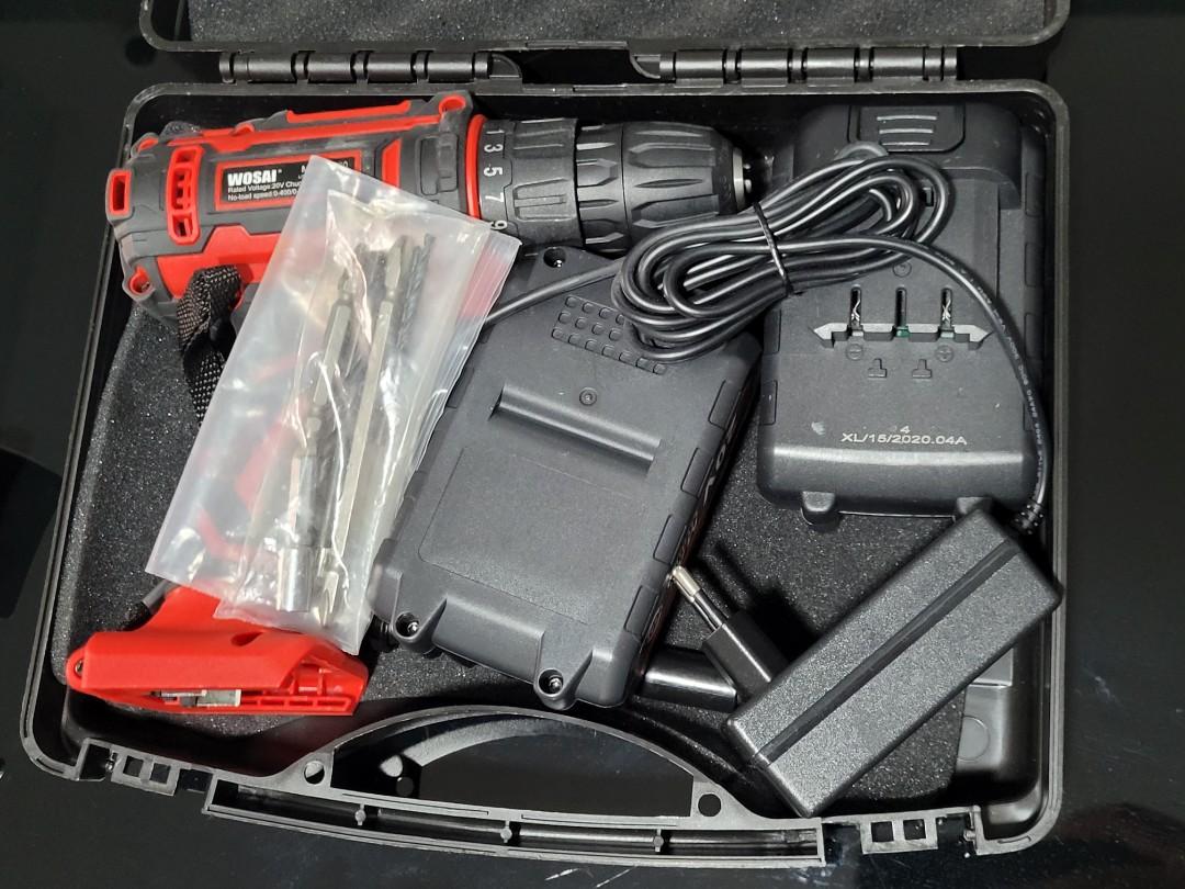 Wosai 20V cordless drill, Furniture & Home Living, Home Improvement ...