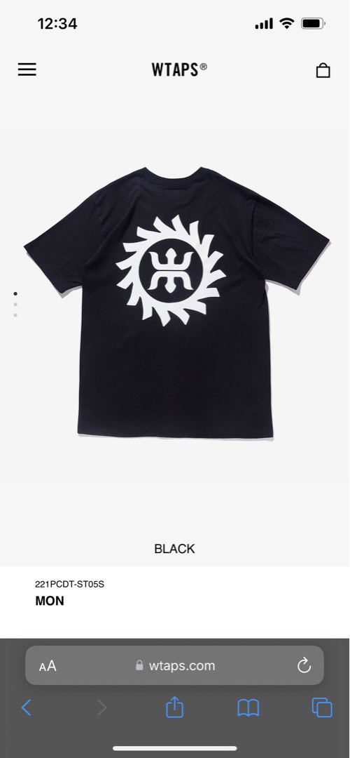 WTAPS MON, 男裝, 上身及套裝, T-shirt、恤衫、有領衫- Carousell